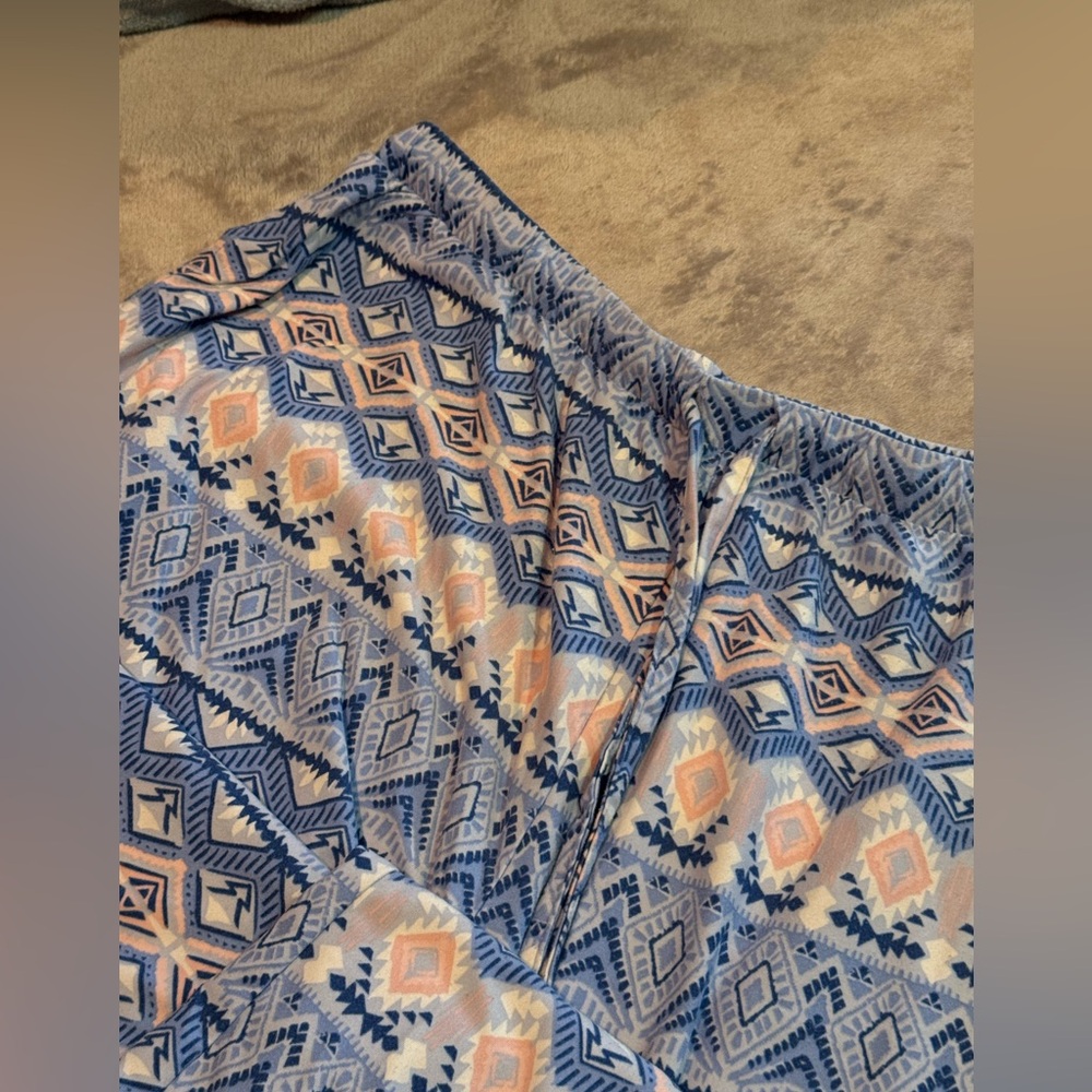 Muk Luks ribbed knit and dream cloud three piece lounge set. Size 1X